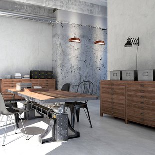 Lamkur Wandlamp Kerio, breedte 40,5 cm, rustiek grenen