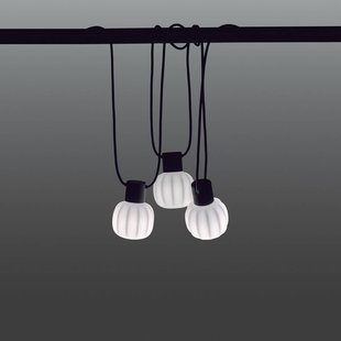 Martinelli Luce Kiki buiten-lichtketting 3-lamps