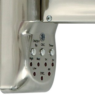 Beacon Lighting Beacon wandventilator Breeze chroomkleurig/helder Ø 41 cm stil