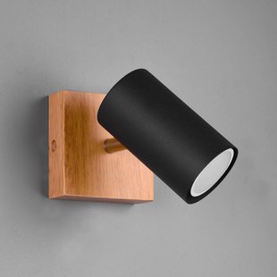 Trio Lighting Marley wandspot, mat zwart