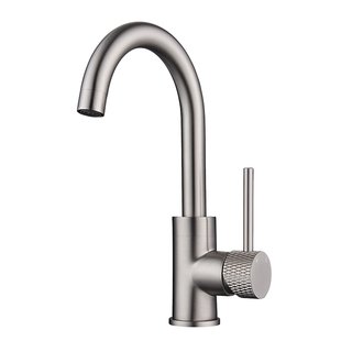 Wastafelmengkraan BWS Ridged Gebogen met Draaibare Uitloop RVS