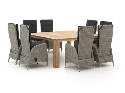 Intenso Fabrizi/ROUGH-X 170cm dining tuinset 9-delig verstelbaar - Laagste prijsgarantie!