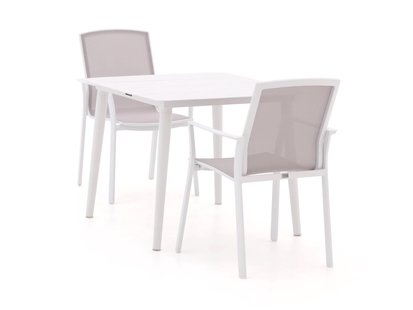 Bellagio Dranera/Sora 90cm dining tuinset 3-delig stapelbaar - Laagste prijsgarantie!