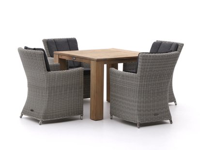 Intenso Adriano/ROUGH-X 100cm dining tuinset 5-delig - Laagste prijsgarantie!