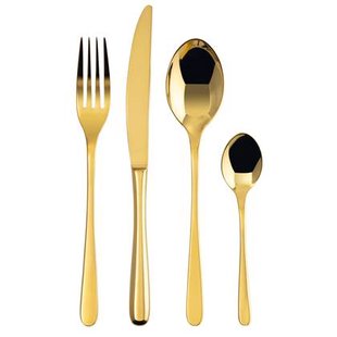 Sambonet Taste Bestekset 24-delig - Goud Sambonet Taste Bestekset 24-delig - Goud