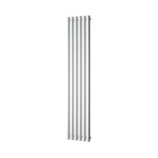 Designradiator Plieger Trento 814 Watt Middenaansluiting 180x35 cm Zwart