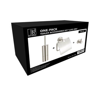 Toiletset Best Design One Pack Ore RVS