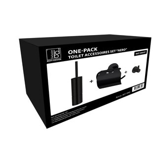 Toiletset Best Design One Pack Nero Mat Zwart