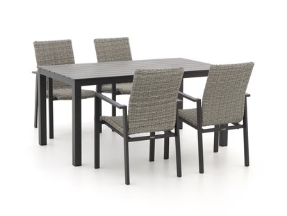 Manifesto Villongo/Menzano 160cm dining tuinset 5-delig stapelbaar - Laagste prijsgarantie!