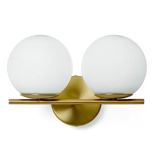 miloox by Sforzin Wandlamp Jugen, goud, 2-lamps