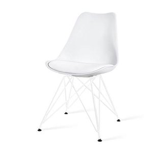 Essence Metal eetkamerstoel wit - wit onderstel