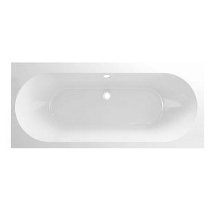 Ligbad Wiesbaden Portus RD Inbouw 180x80x49 Acryl Mat Wit