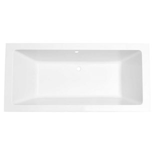 Ligbad Wiesbaden Santino SQ Inbouw 180x80x50 cm Acryl Mat Wit