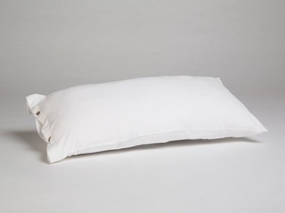 Yumeko Kussensloop jersey pure white 40x80 100% biologisch en fairtrade katoen, jersey katoen (gebreid)