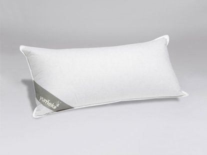 Yumeko Kussen dons 40x80 medium 
Vulling: 90% eendendons, 10% eendenveertjes
Tijk: 100% biologisch katoen