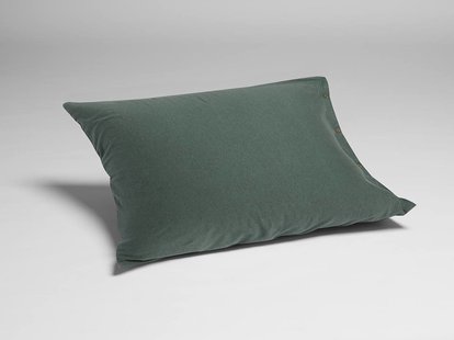 Yumeko Kussensloop jersey pine green 60x70 100% biologisch en fairtrade katoen, jersey katoen (gebreid) Yumeko Kussensloop jersey pine green 60x70 100% biologisch en fairtrade katoen, jersey katoen (gebreid)