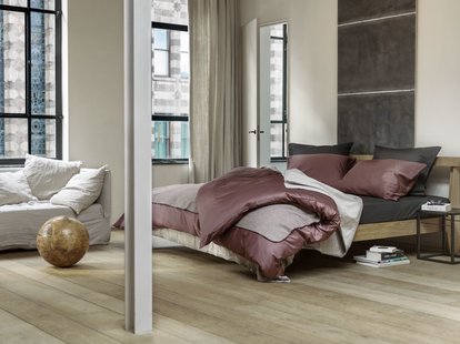 Yumeko Dekbedovertrek katoen satijn rose brown 100% biologisch en fairtrade katoen, satijn geweven