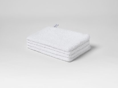 Yumeko Washandjes terry pure white 15x22 - 4 st 100% biologisch en fairtrade katoen