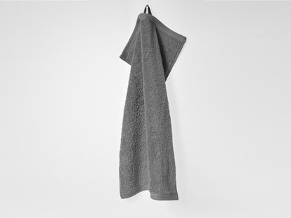 Yumeko Gastendoekjes terry dark grey 30x50 - 4 st 100% biologisch en fairtrade katoen