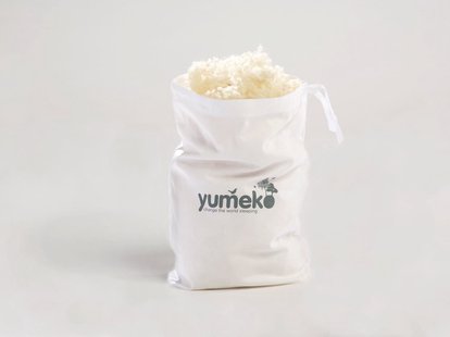 Yumeko Bijvulzakje wol 100% biologische wolbolletjes