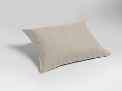 Yumeko Kussensloop gewassen linnen natural 60x70 100% gewassen linnen