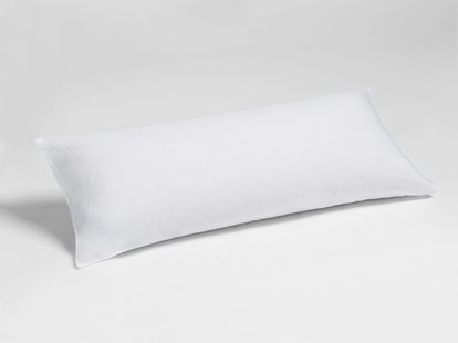 Yumeko Kussensloop gewassen linnen pure white 40x80 100% gewassen linnen