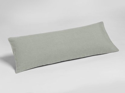 Yumeko Kussensloop gewassen linnen misty green 40x80 100% gewassen linnen