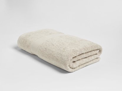 Yumeko Badlaken terry white sand 100x150 - 1 st 100% biologisch en fairtrade katoen Yumeko Badlaken terry white sand 100x150 - 1 st 100% biologisch en fairtrade katoen