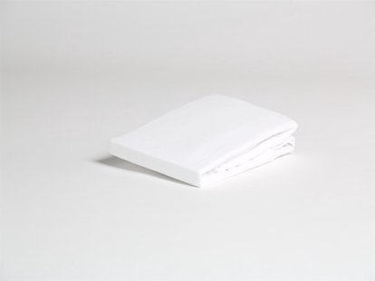 Yumeko Hoeslaken jersey pure white 160x210x30 100% biologisch en fairtrade katoen, jersey katoen (gebreid)