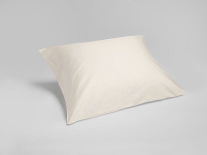 Yumeko Kussensloop katoen satijn natural 50x60 100% biologisch katoen, satijn geweven