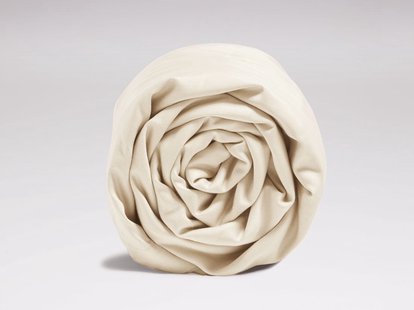 Yumeko Laken katoen satijn natural 280x290 100% biologisch katoen, satijn geweven