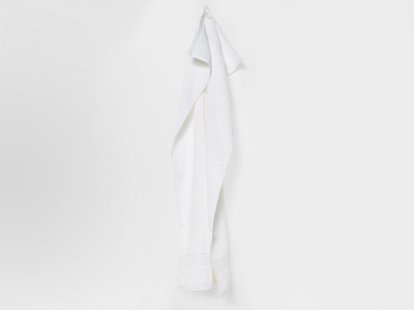 Yumeko Handdoeken terry pure white 50x100 100% biologisch en fairtrade katoen