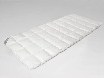 Yumeko Topdekmatras ganzendons 90x200 
Vulling: 60% ganzendons en 40% ganzenveertjes
Tijk: 100% biologisch katoen