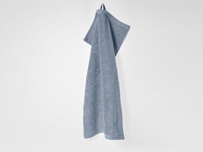 Yumeko Gastendoekjes terry faded blue 30x50 - 4 st 100% biologisch en fairtrade katoen