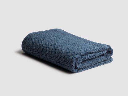 Yumeko Badlaken dots blue 100x150 - 1 st 100% biologisch en fairtrade katoen