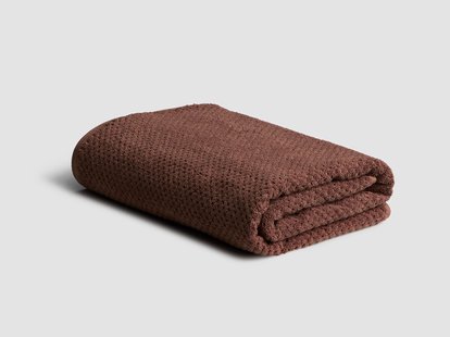Yumeko Badlaken dots mud rose 100x150 - 1 st 100% biologisch en fairtrade katoen