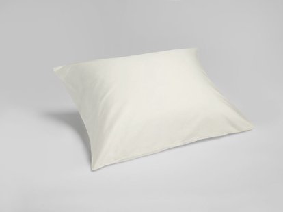 Yumeko Kussensloop katoen satijn warm white 100% biologisch en fairtrade katoen, satijn geweven