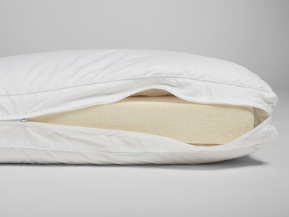 Yumeko Kussen dons natuurlatex 50x70 medium 
Vulling: kern van natuurlatex, omhuld met 90% eendendons en 10% eendenveertjes
Tijk: 100% biologisch katoen
