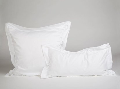 Yumeko Kussensloop katoen satijn pure white 40x80 100% biologisch en fairtrade katoen, satijn geweven