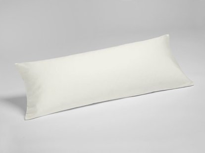 Yumeko Kussensloop katoen satijn warm white 40x80 100% biologisch en fairtrade katoen, satijn geweven