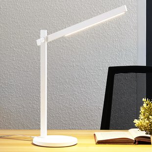 Lindby LED bureaulamp Loretta, hoogte 43 cm, wit, CCT