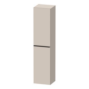 Hoge Kast Duravit D-Neo Kolomkast Wand 176 cm Linksdraaiend Mat Taupe