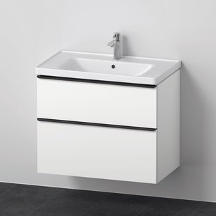 Badkamermeubelset Duravit D-Neo Wastafel Keramiek 80x48x62.5 cm Mat Wit