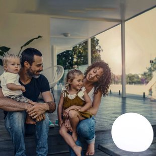 Newgarden Buly vloerlamp globe, Ø 50 cm