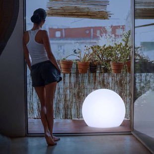 Newgarden Buly vloerlamp globe, Ø 60 cm