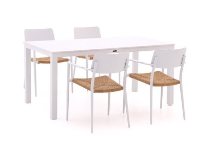 Bellagio Cino/Menzano 160cm dining tuinset 5-delig stapelbaar - Laagste prijsgarantie!