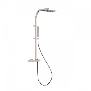 Regendoucheset Tres Slim Exclusive Opbouw Mengkraan met Antikalk Handdouche RVS