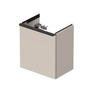 Fonteinkast Duravit D-Neo Wand 410x274x440 mm Rechts Mat Taupe