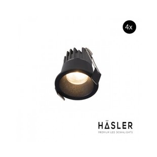 Inbouwspot Häsler Canco Incl. Fase Aansnijding Dimbaar 5 cm 3.6 Watt Warm Wit Set 4x