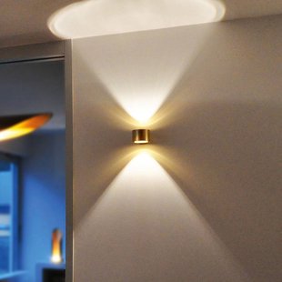 BANKAMP Impulse LED wandlamp up/down goud BANKAMP Impulse LED wandlamp up/down goud